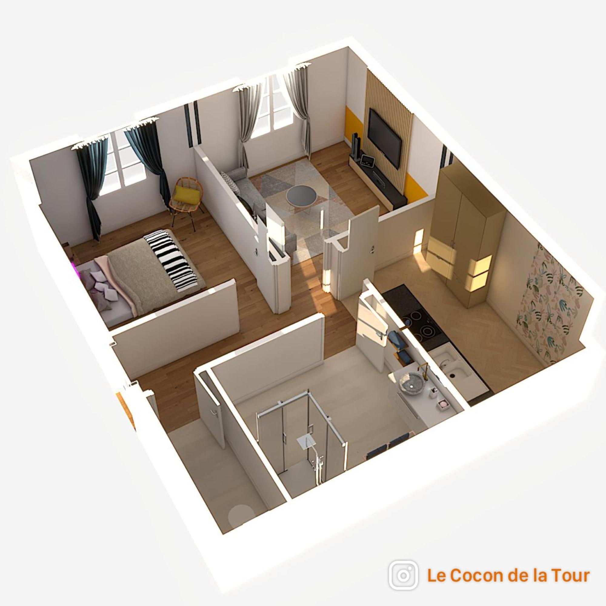 Le Cocon De La Tour -Vip-Compiegne-Hyper Centre 아파트 외부 사진